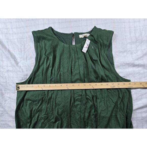 Madewell Sleeveless Crewneck Bubble Top Summit Green L NWT - Picture 9 of 12